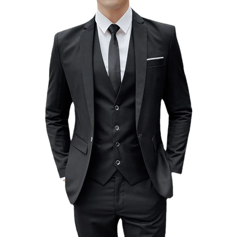 (86) Men\'s Spring and Autumn Men\'s Suit Sets Men\'s Korean Slim Fit Professional Suit