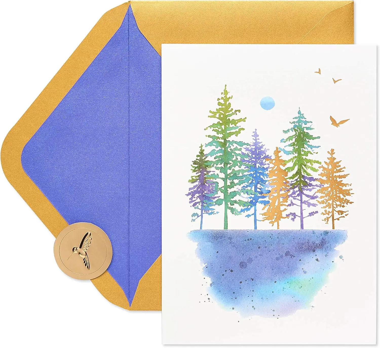 

Blank Card (Watercolor Trees)
