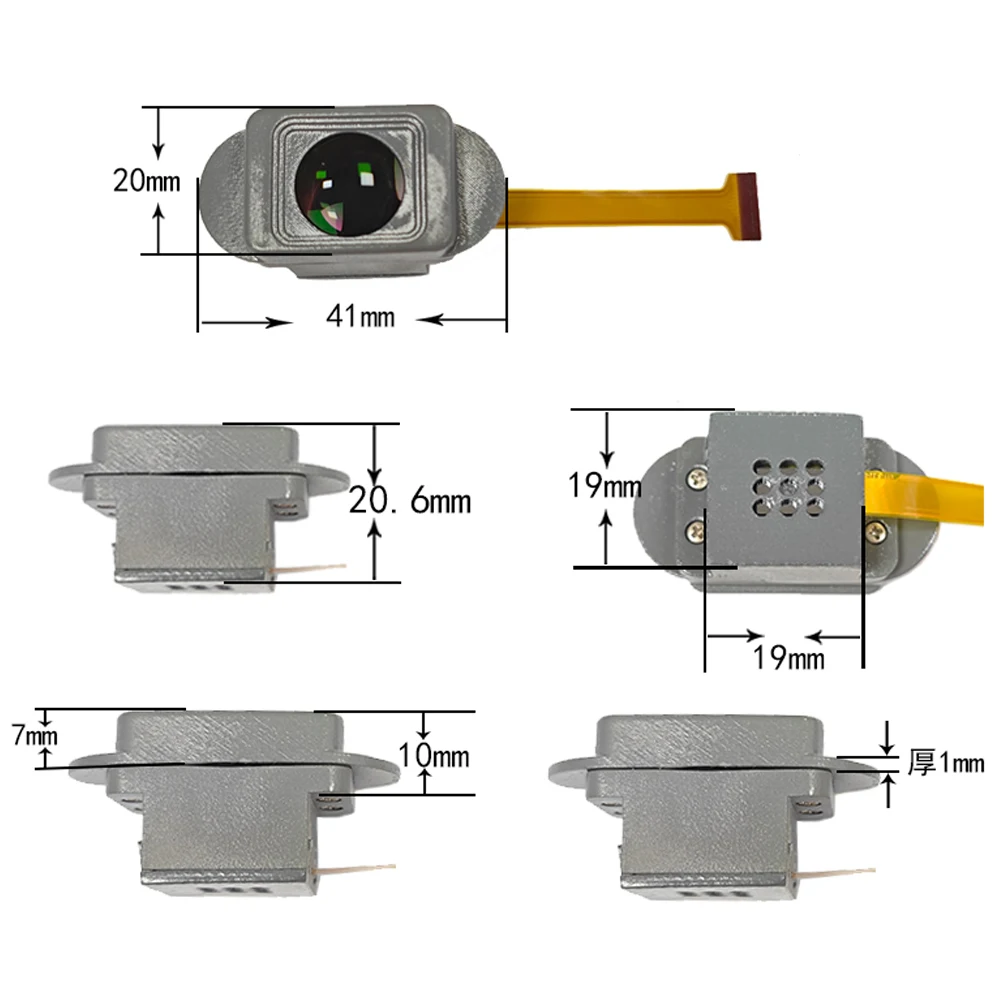 0.23 Inch OLED Display Viewfinder Module with 22x Optical Eyepiece Thermal Imaging 640*480 EVF Monocular Display HDMI AV Input