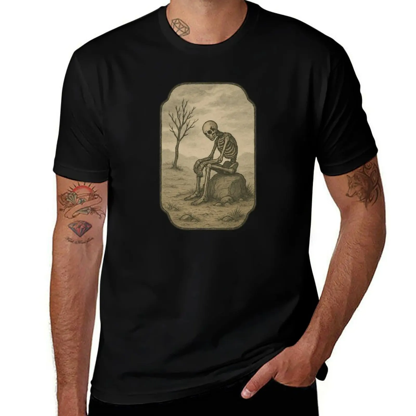 

The Weight of Solitude T-Shirt customs oversized t shirt customizeds funny costumes heavy weight t shirts for men