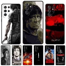 First Blood John J. Rambo phone case For Samsung Galaxy S24 S25 S23 S22 Ultra Note 10 20 Plus S20 S21 FE Cover