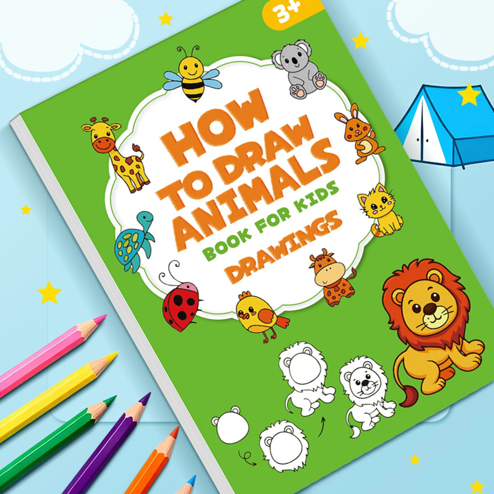 32 Animal Food Drawing Books High-Definition Digital Files for Educational Use and Printable Patterns for Teachers and Designers