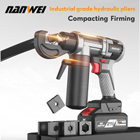 Nanwei 21V Cordless Electric Hydraulic Pliers 70mm DIY Cable Crimping Industrial Professional Tool for Home Improvement