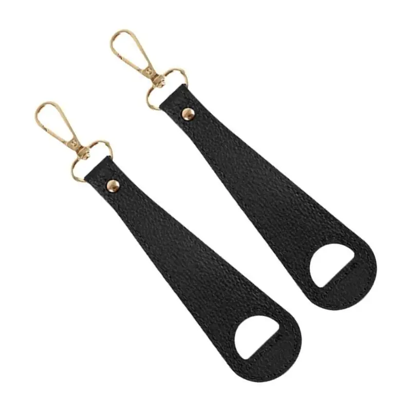 652F 2 قطعة منشفة قفاز تخزين محفظة مشبك المزالج كليب الجلود المحمولة جولف قبعات بيسبول كليب ملحقات السفر في الهواء الطلق