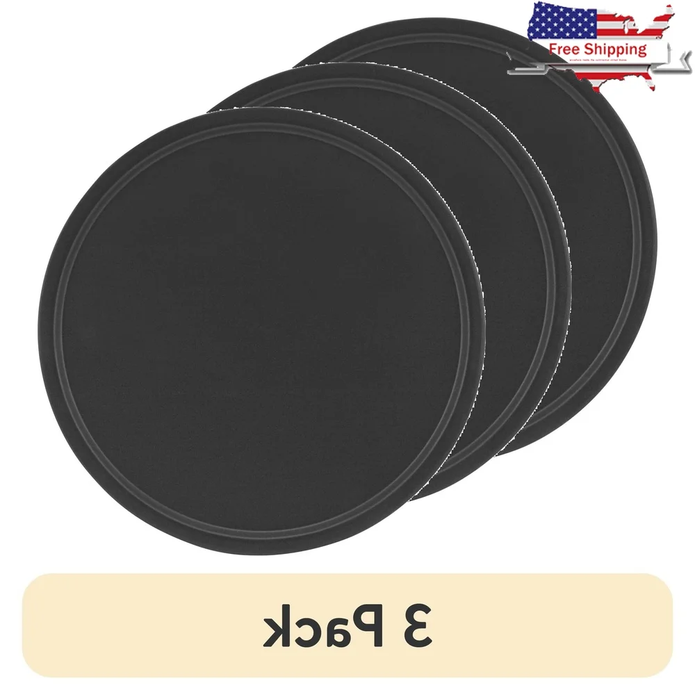 

3 Pack Nonstick Pizza Pan Set 12 Inch Crisper Durable Steel Oven Safe Easy Cleanup Perfect Fresh Frozen Pizza Baking