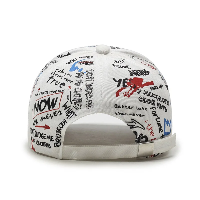 Fashion Urban Graffiti Art Baseball Cap Comfortable Adjustable Fit Snapback Hat Hip-hop Street Style Graphics Unisex Spring Hat