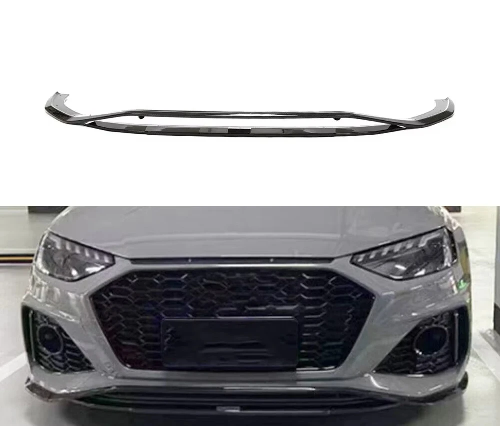 

A4 B9 Dry Carbon Fiber Front Lip Bumper Spoiler for RS4 B9 Avant 2020-2021