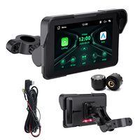 Motorcycle 5Inch IPS Touch Screen Car Play And Android Auto Portable Digital Motorcycle Easy
