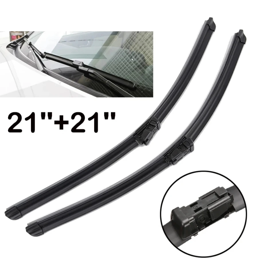 ZHANGU Wiper LHD Front & Rear Wiper Blades Set For Skoda Roomster 2006 - 2013 Windshield Windscreen Window Brushes 21