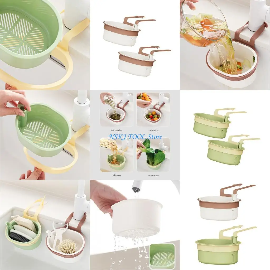 

L8RC Vertical Sink Storage Rack for Dishwashing Tools and Cleaning Supplies