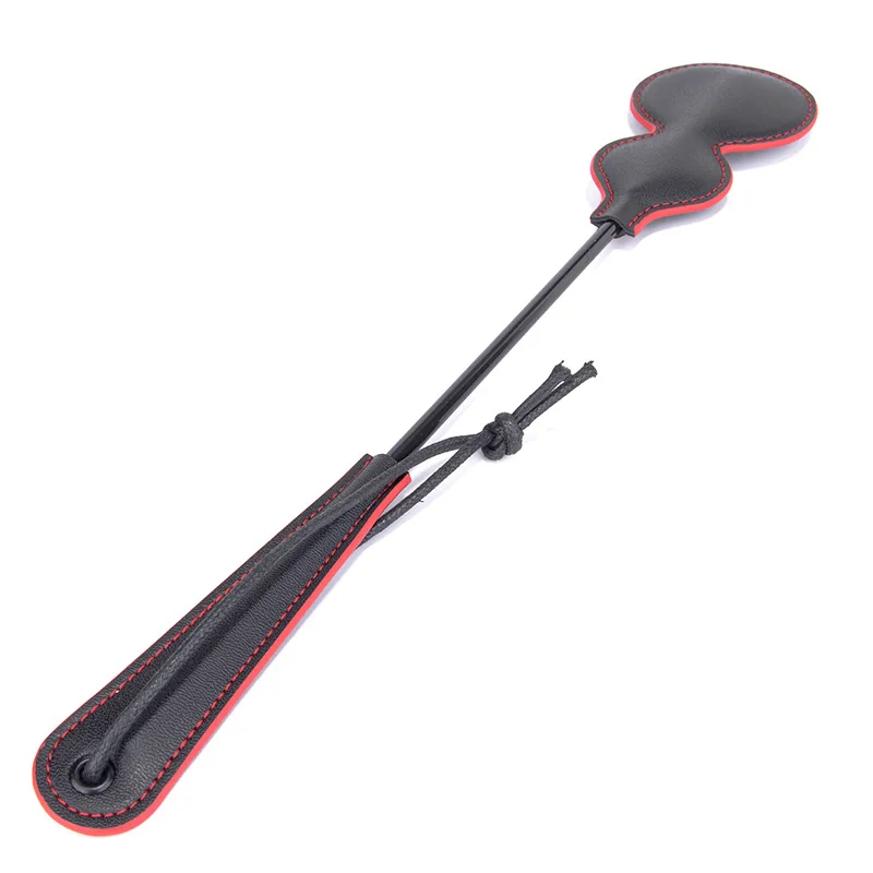 40 سنتيمتر بولي Leather الجلود ركوب الخيل المحاصيل الفروسية فلوجر الردف سوط لعب الأدوار عصا التدريب لركوب الخيل #5