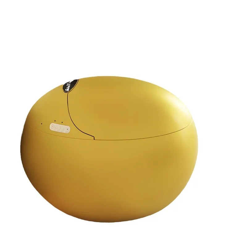 

Golden egg-shaped smart toilet, integrated without water pressure limit, wholesale export, home hotel toilet