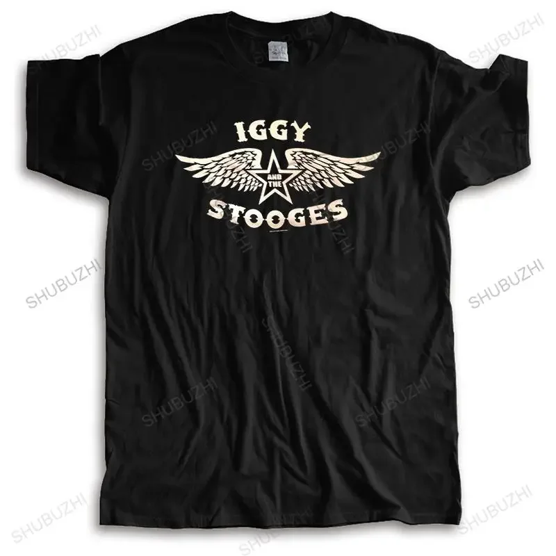 IGGY & THE STOOGES WINGS BLACK SLIM FIT T-SHIRT NEW OFFICIAL ADULT BAND MUSIC t shirt imprint new fashion tee-shirt man tee