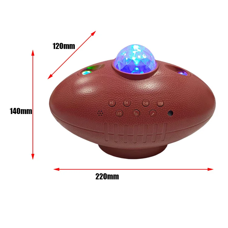 music light Modern Fashion Rugby Stars Moons Rgb Night Light Moon Lamp  Usb  Earth Moon Star light Projector