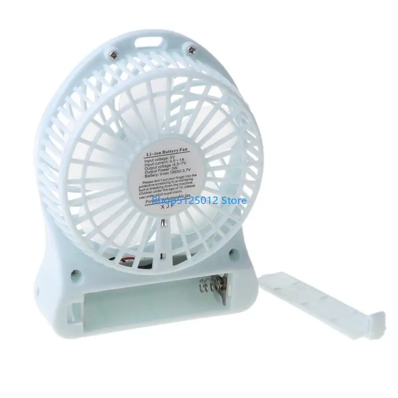 G8TC Persoonlijke fan Mini Table USB Oplaadbare duurzame bureaubans met 3 snelheden