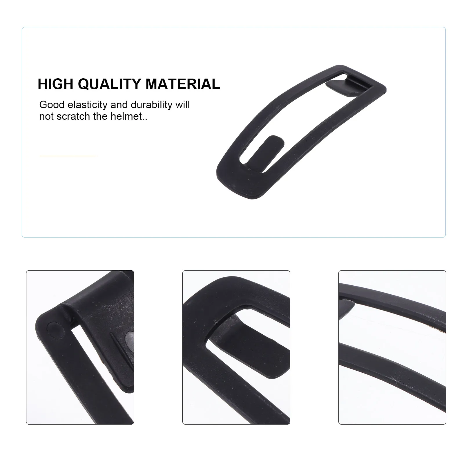 1Pcs Universal Skiing Accessory Snow Glasses Belt Buckle Goggles Strap Clip Compatible with All Helmets Outdoor Sports