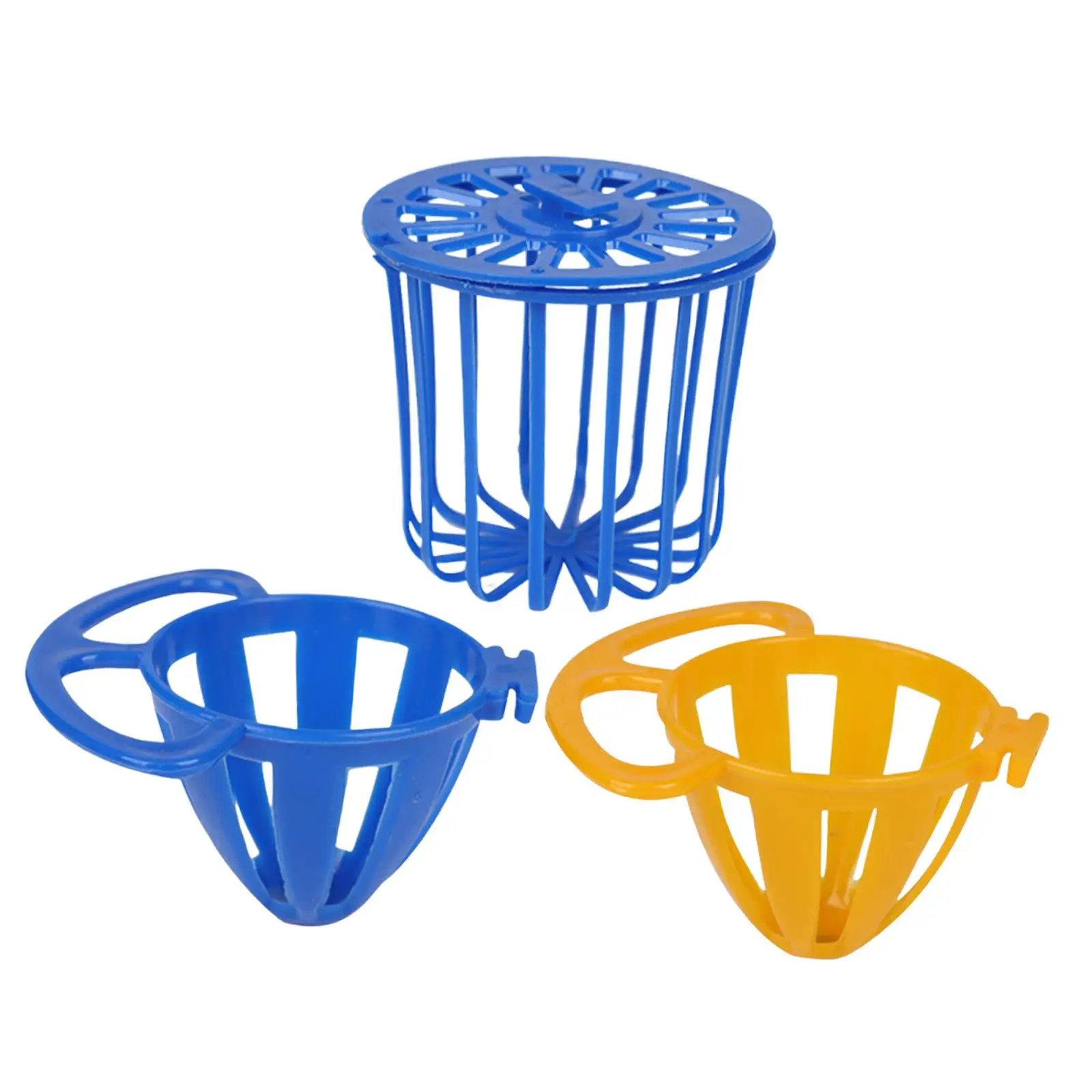 Bird Cage Fruit Vegetable Holder Anti Rust Plastic Feeder for Parrot Cockatiel Canary Bird Feeding
