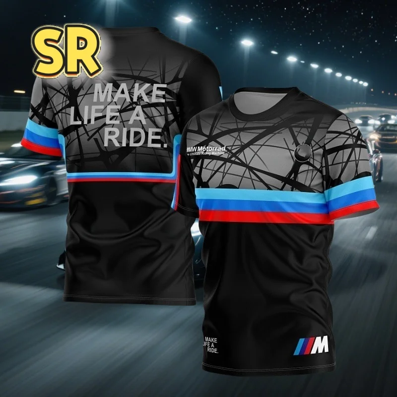 

SR 2025 Motorcycle Off-road Short-sleeved Quick-drying Downhill Cycling Suit Motorsport Breathable Men's and Women's T-shirts