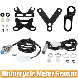 Motorcycle Meter Sensor Line Bracket Universal Moto Odometer Speedometer Sensor Instrument Cable Motor Gauge Accessories Kit