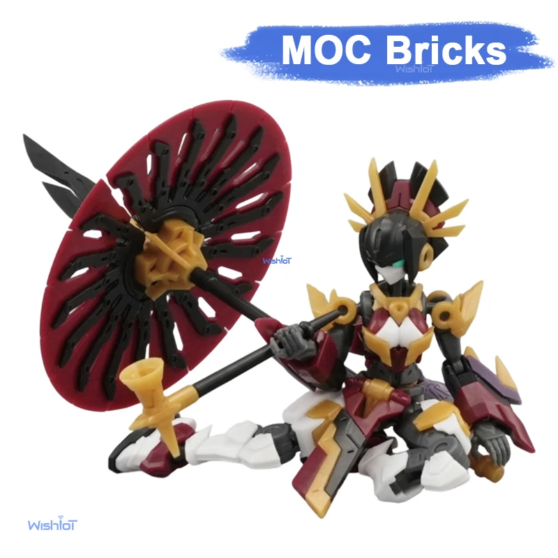 

MOC Creative Oiran Model Building Blocks Set Mecha Assembly Models Small Granule DIY Toy for Gifts NO.58