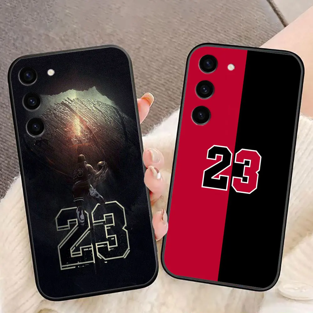 

Basketball Sports 23 Cover Phone Case For Samsung Galaxy S26 S25 S24 S23 S22 S21 S20 FE S10 Ultra Plus DIY Case Funda Shell Capa