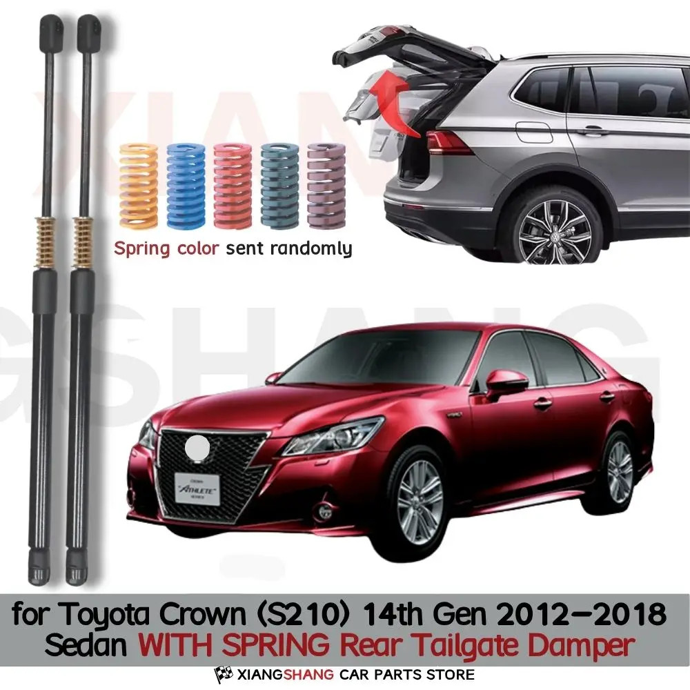 

Auto Pop-Up Trunk Struts for Toyota Crown (S210) 14th Gen 2012-2018 Automatic Opening Gas Lift Supports with Springs Boot Struts