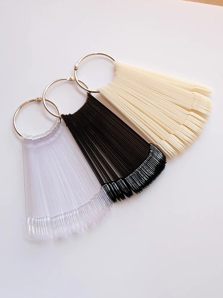 80/50/20 Stuks Nail Display Sticks Nail Swatch Valse Nagel Tips Nagel Gel Polish Praktijk Clear display Board Voor Nail Art Gereedschap - afbeelding 2