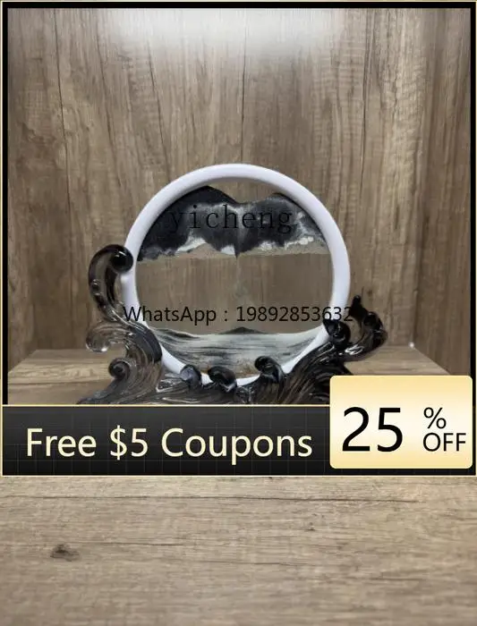 

1Flowing Sand Art Ornament ТВ-шкаф Винный шкаф Прихожая Высококачественное украшение Подарок на новоселье