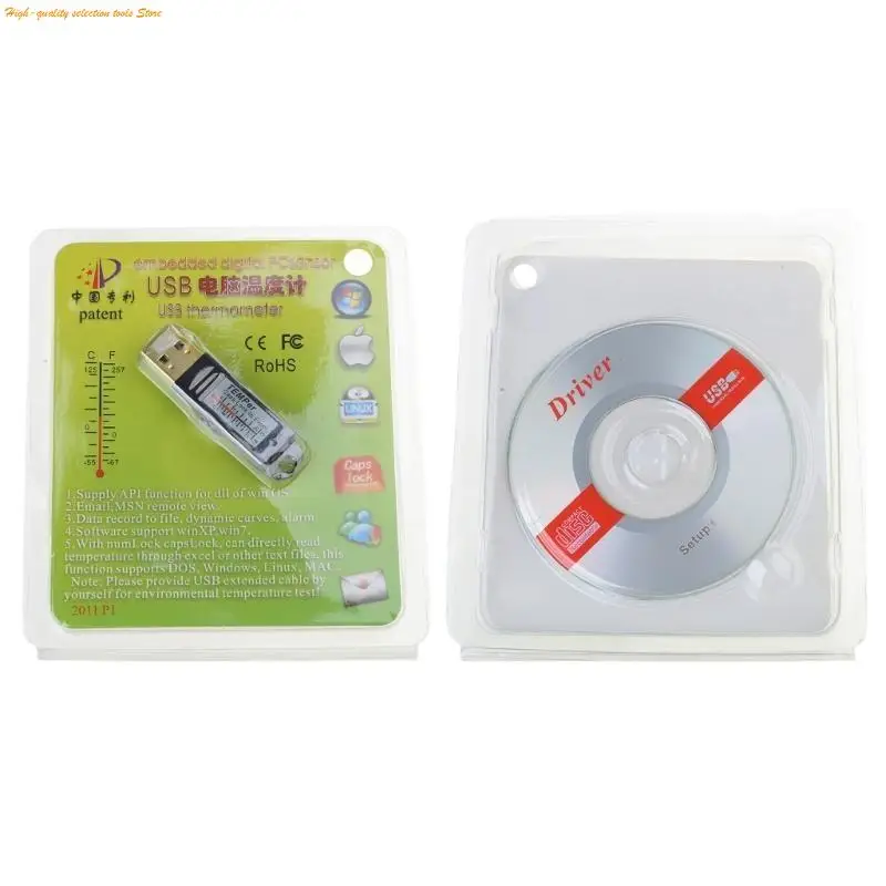203F USB Control Alarm Data Logger Tester Temperature Measurement Thermometer