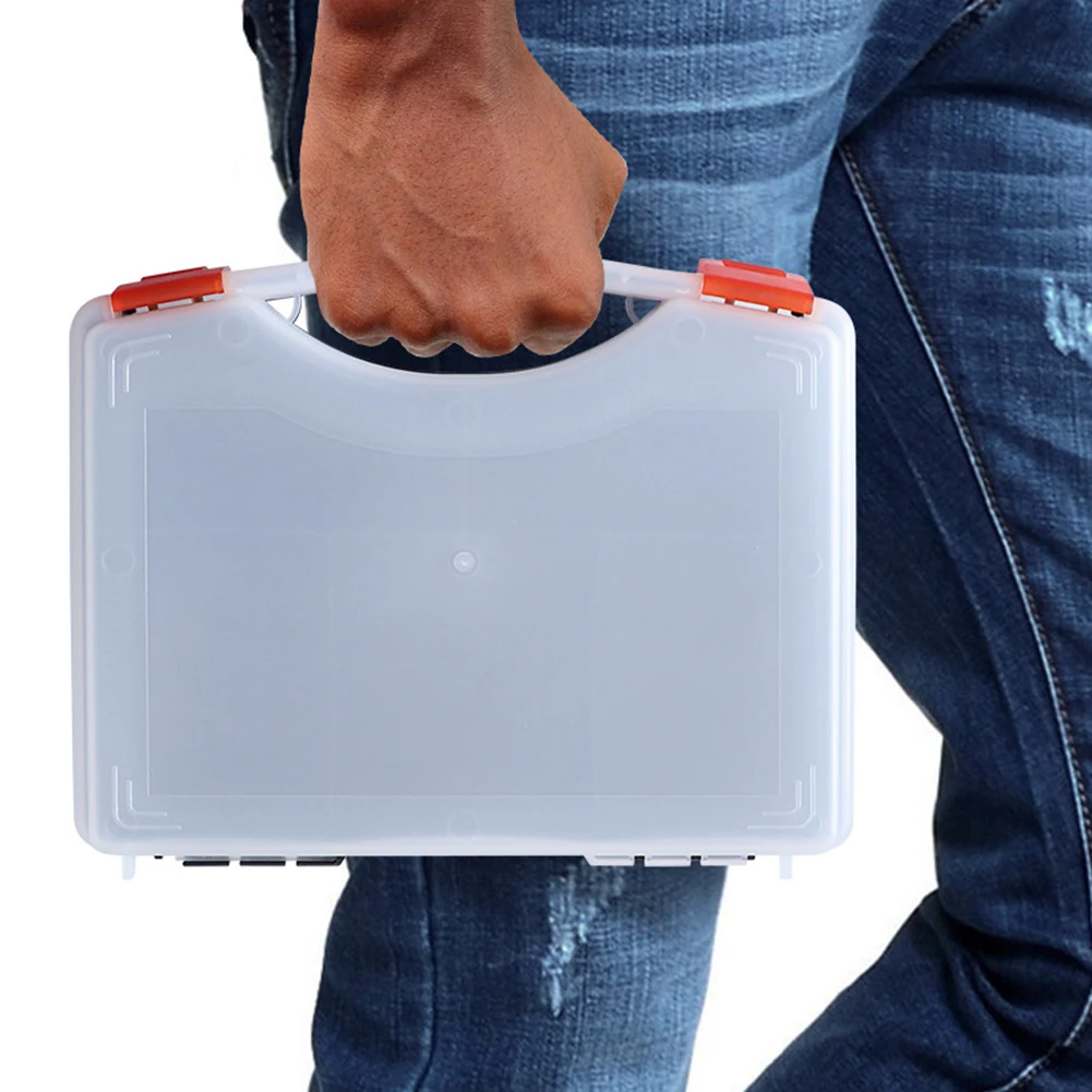 Parts Box Storage Case For DIY Projects Convenient Buckle For Easy Locking Easy Access To Tools Lightweight Design