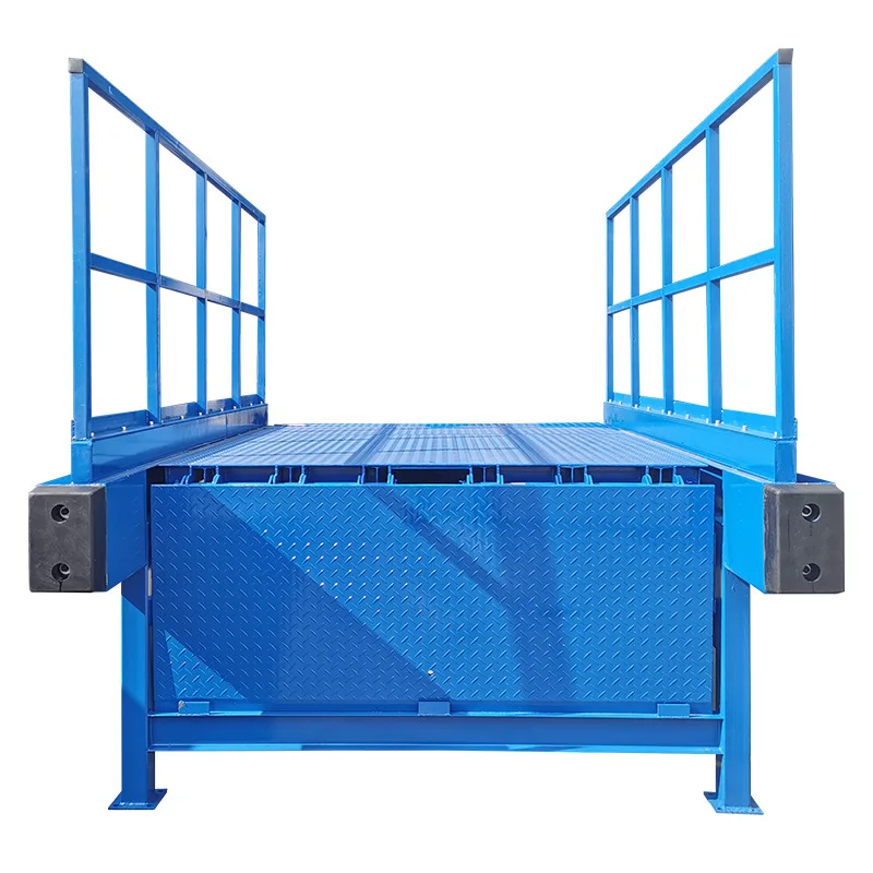 Fixed adjustment plate with shelf, electro-hydraulic cargo transportation platform adjustment plate, fixed boarding bridge