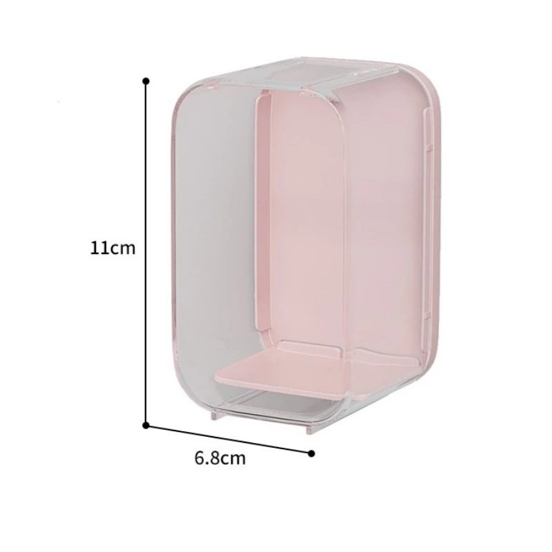 Transparent Acrylic Dustproof Display Cabinet for Blind Boxes Stackable Storage Display Rack for Single Figurines Creative Decor