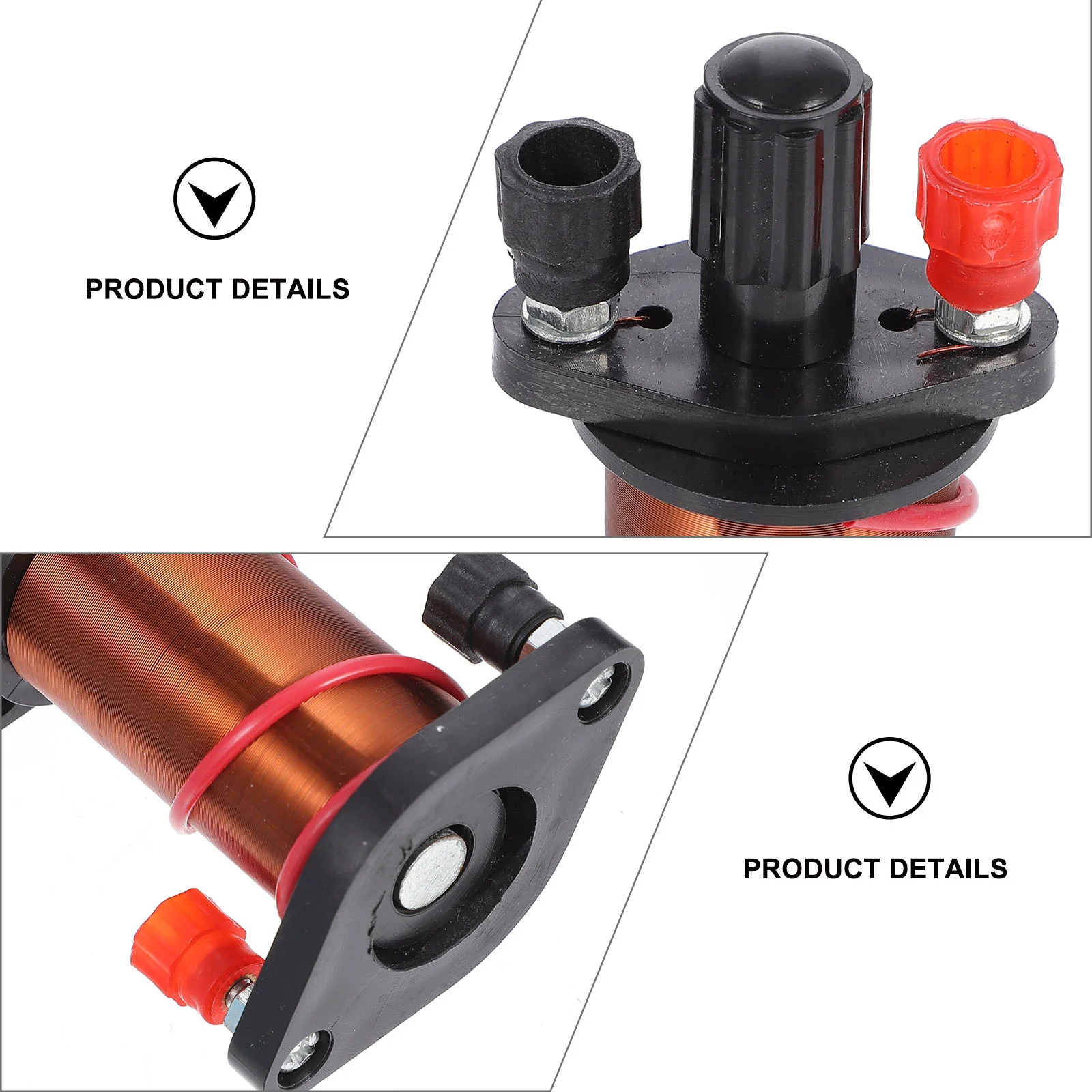 Inductor de bobina de inducción electromagnética, herramienta de física de solenoide de enseñanza Experimental monocapa