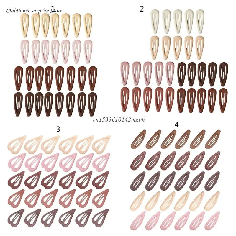 Hair Pin for Little Girls 30PCS Matte Hair Clip Pin Sweet Side Clip Hairpins Fashion Hair Accessories for Pet Dropship