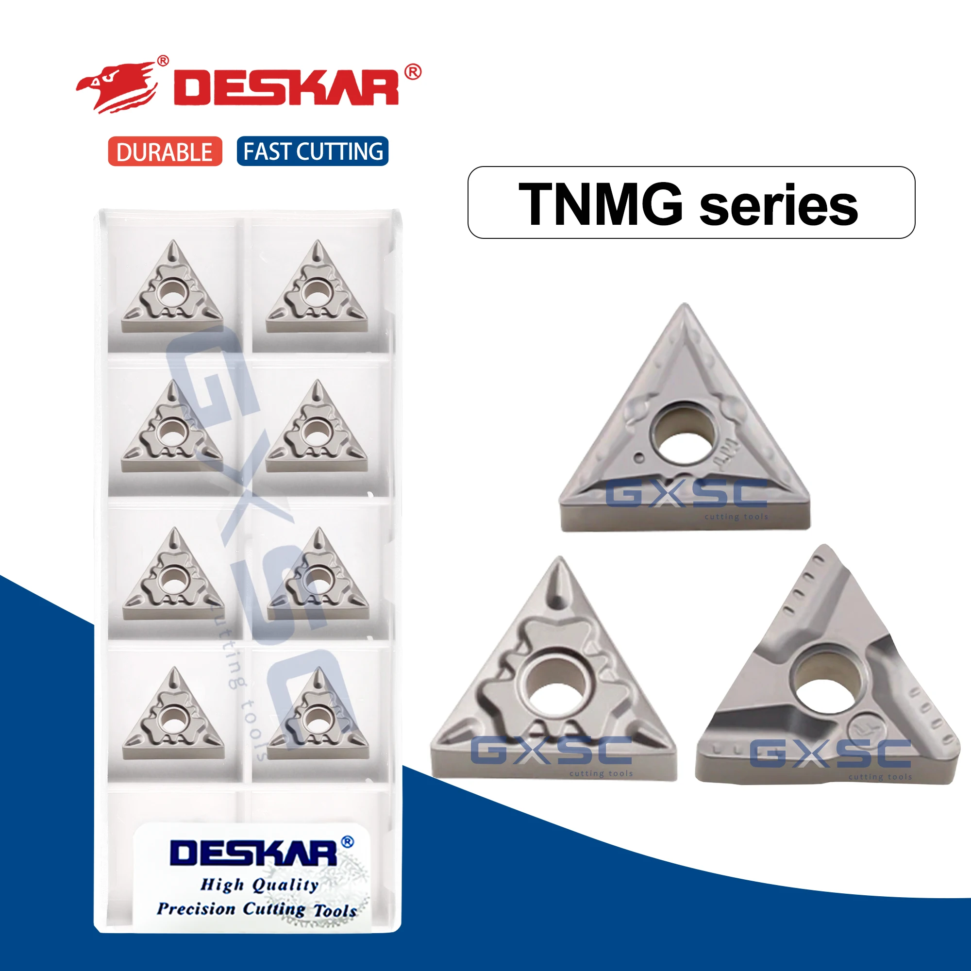 

Керамическое токарное лезвие TNMG160404R-VF TNMG160404-HQ TNMG160404-TS LF90 Обрабатывающий материал с ЧПУ Токарные лезвия Детали режущих инструментов