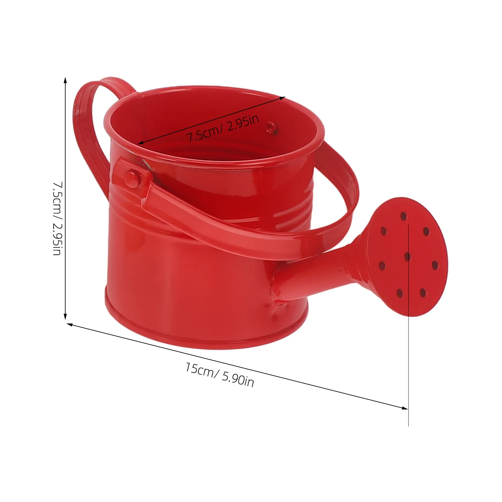 6Pcs Premium Iron Watering Can Light Easy Carry Gardening Tool for Indoor Outdoor Use Watering Pot for Succulents Air Plants