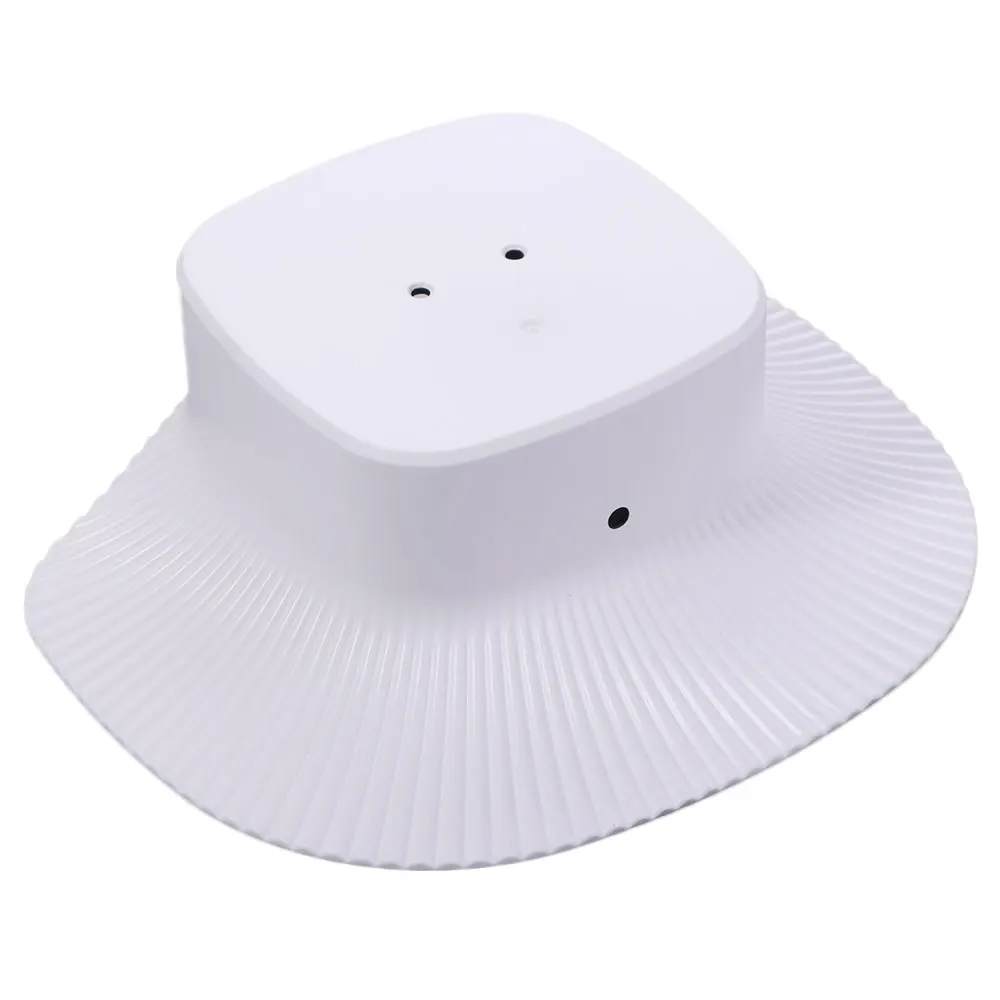 White Security Camera Cover Wall Mounted Dustproof Weatherproof Cover UV-proof Weather Resistant Protective Cover