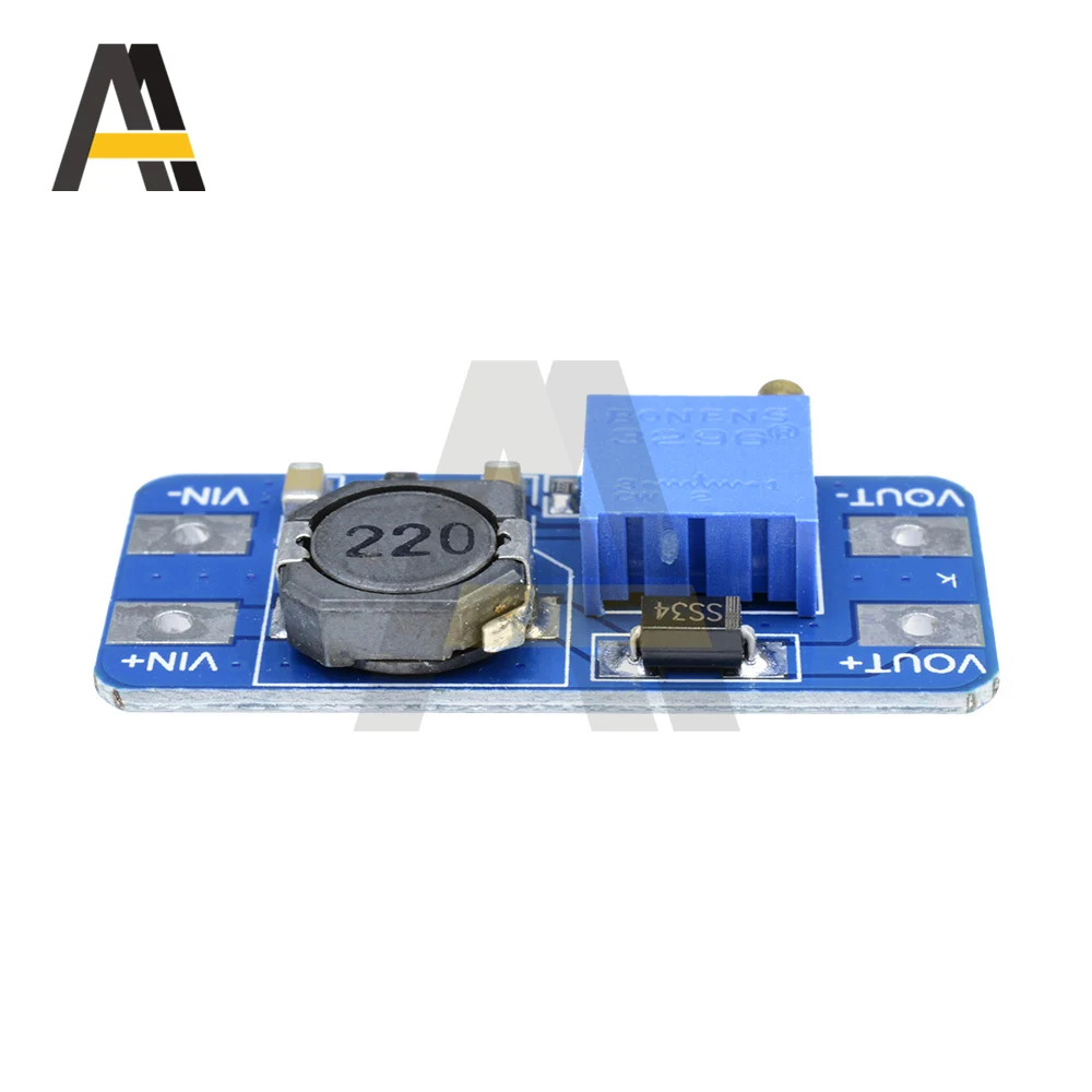 MT3608 دفعة وحدة DC-DC تصعيد محول الداعم وحدة امدادات الطاقة مجلس 2A ماكس 2 فولت-24 فولت إلى 5/9/12/28 فولت لاردوينو