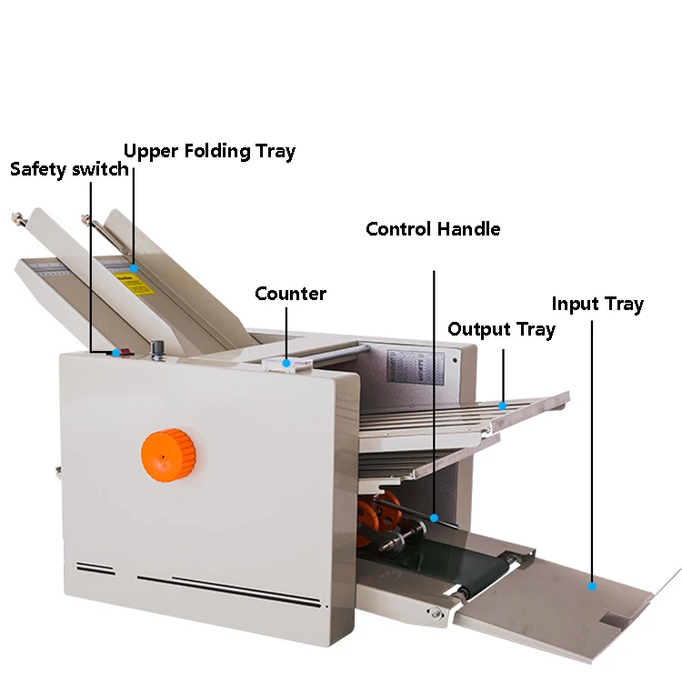 Paper Feeder Machine Fast Speed Automatic Paper Folding Machine A3/A4 With CE