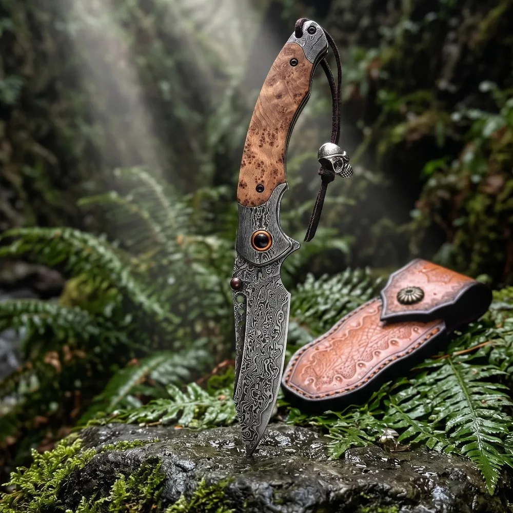 Hoogwaardig damastpatroon vouw - Vintage Collectible Pocket Knives recensie en prijs