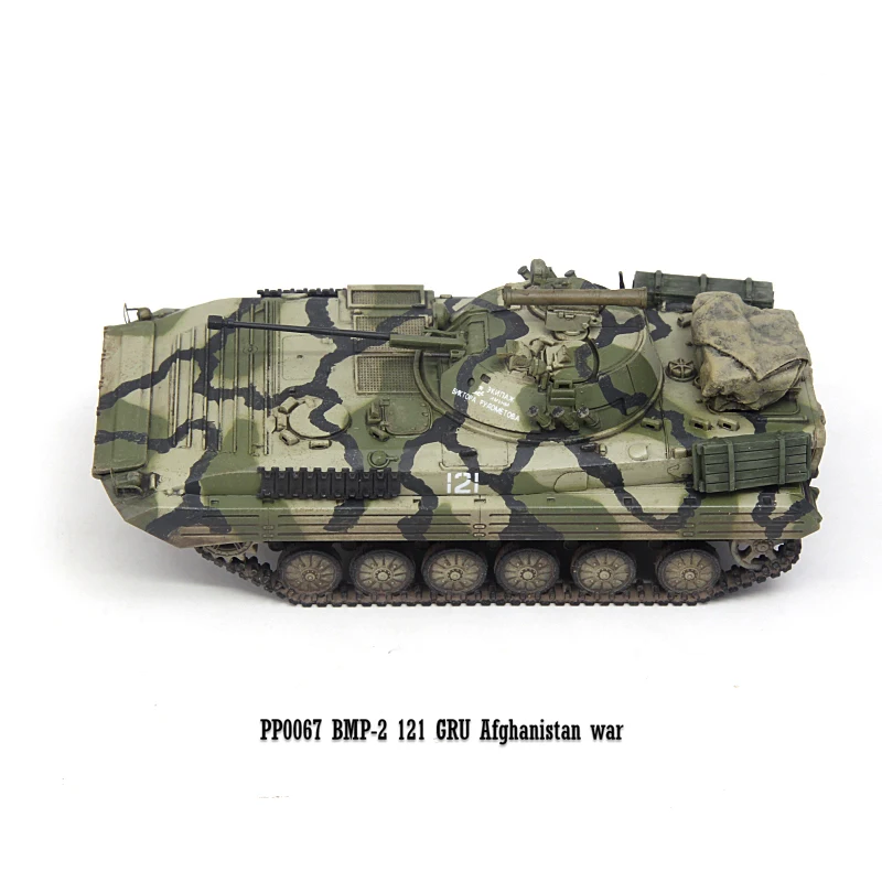 1:72 Scale Plastic PP0067 BMP-2 Infantry Tank Afghanistan War Model Militarized Combat Track Type Classic Collection Adult Gifts