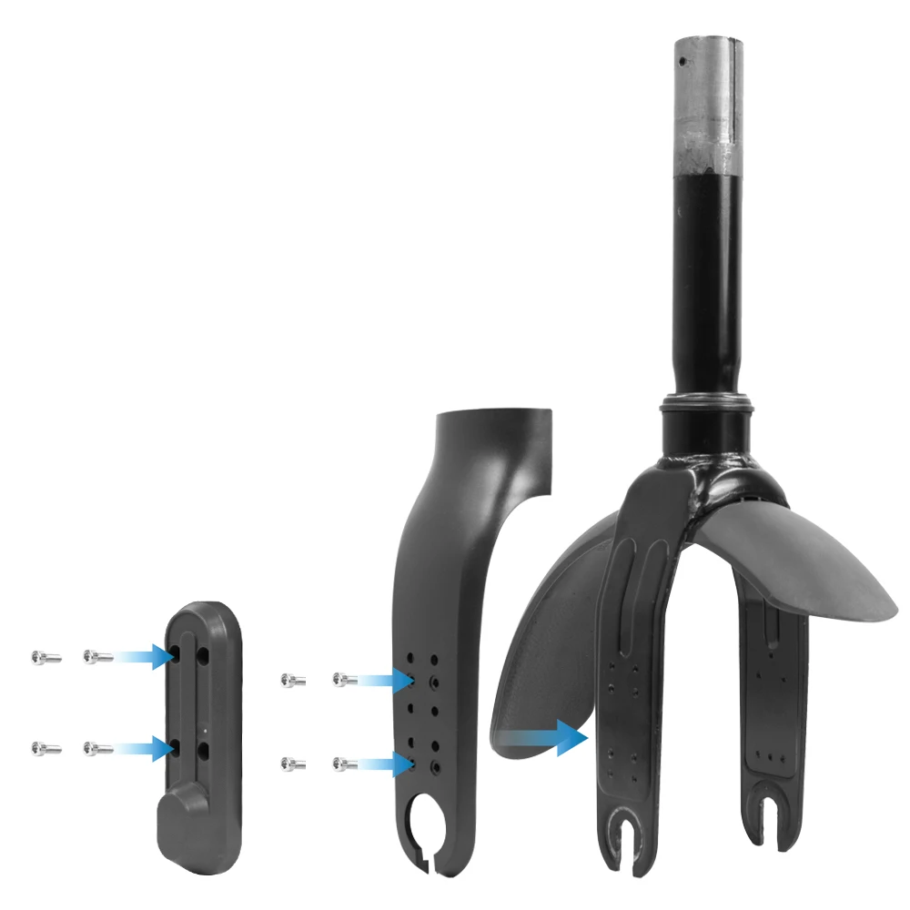 Für Xiaomi Mijia MI M365 1S Pro E-Scooter Reifen Splash Fender Sets Gabel Schutzhülle Radnabe kappe Reflektierende Schalen – Detail 6