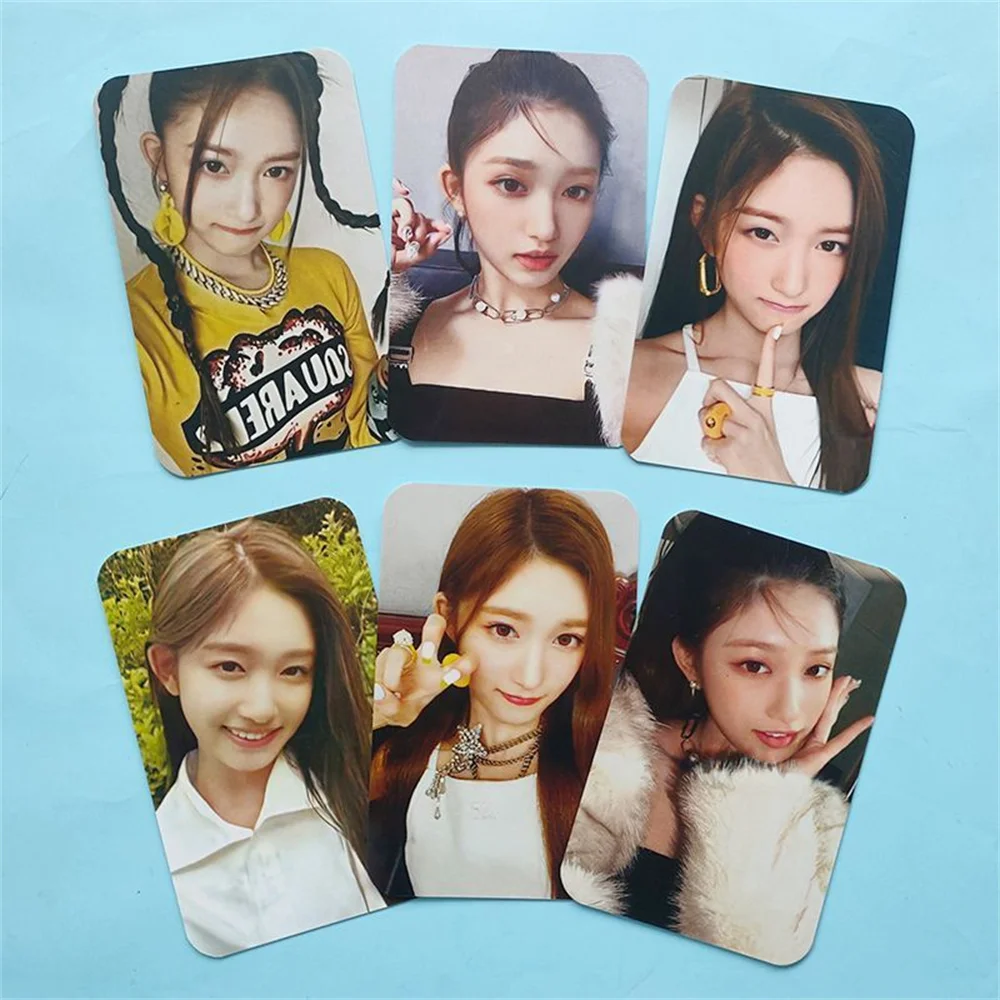 Kpop Album After Like Photo Cards WonYoung Liz Personal Photo Song Card Gaeul Leeseo Korean Style LOMO Card Fans Collection Gift