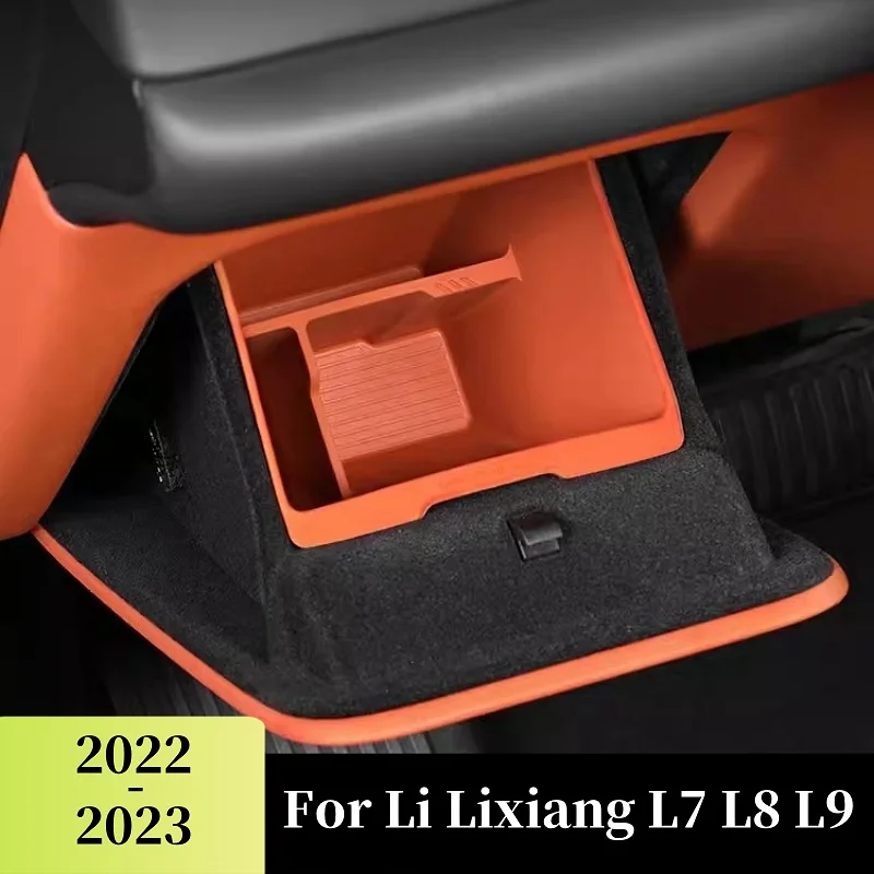 

For Li Lixiang L7 L8 L9 2022 2023 Car Storage Box Under the Driver's Cab Interior Storage Box Waterproof Storage Box Accessories