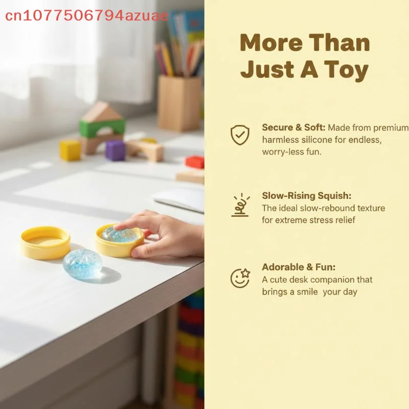 Crystal Bun Cute Mini Soup Dumpling Shaped Stress-relief Squeeze Toy, Venting Office Prank Toy, Slow Rebound, Fun Gift
