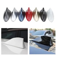 Car Radio Shark Fin Car Shark Antenna Radio FM Signal Design for All Automobiles Aerials Auto Exterior Styling Replacement Parts