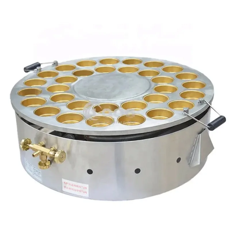 

High Demand 32 Holes Copper Rotating Gas Taiwanese Obanyaki Maker/Red Bean Cake Machine