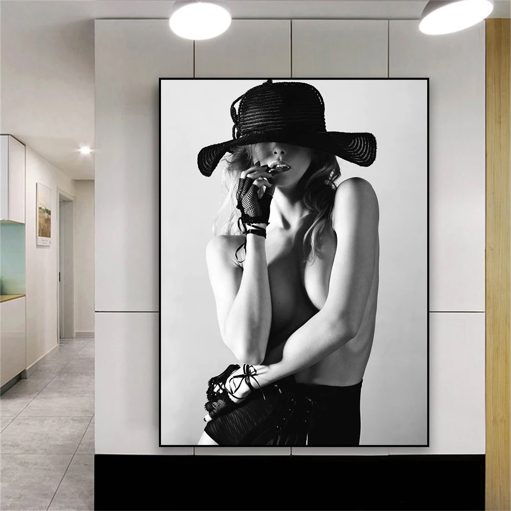 

Nude Art Poster Women Sexy Prints Inspirational Wall Art Canvas Painting Gym Room Office Decor For Home Bedroom Decoration