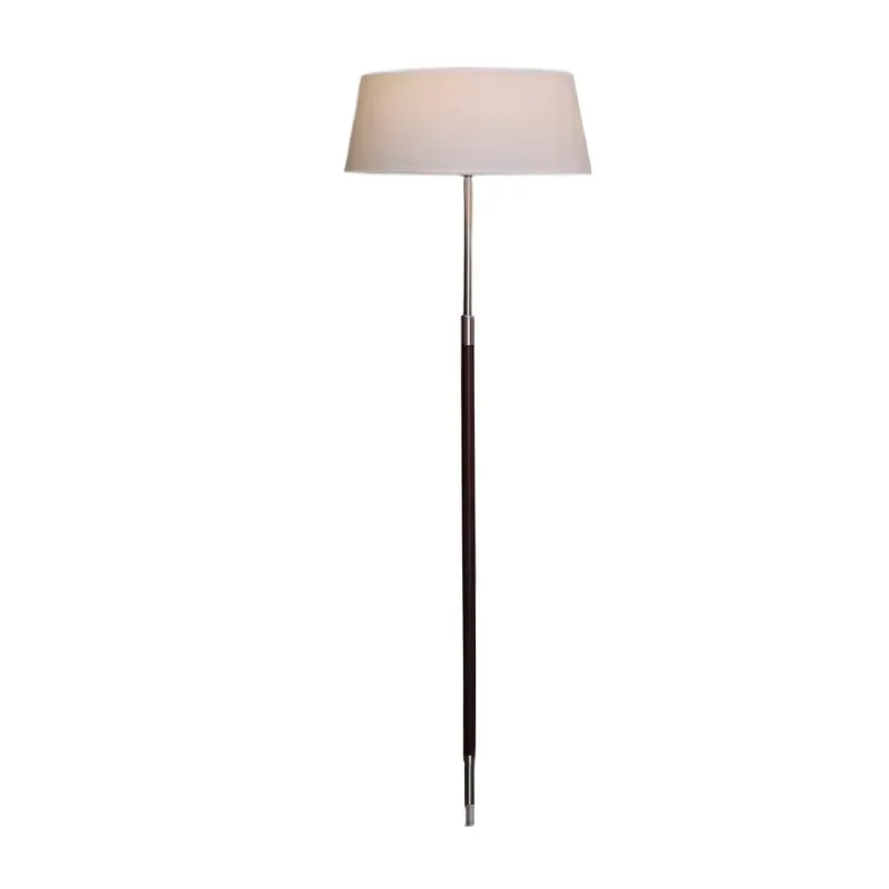 Nordic minimalist solid wood retro floor lamp, simple modern light luxury high-end living room decorative lamp