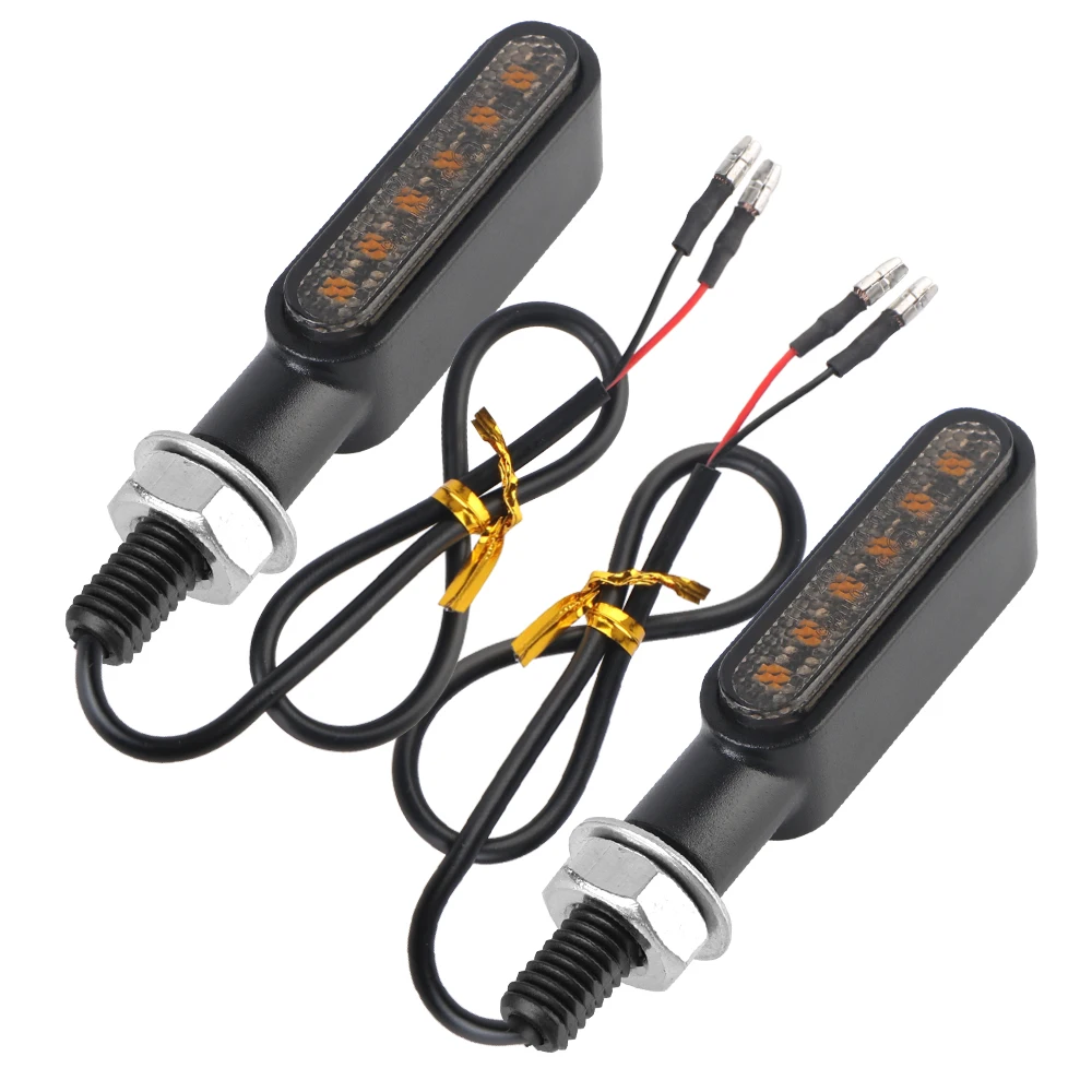 Blinker Licht Motorrad 2 Stücke Blink Universal 6LED Blinker Anzeige